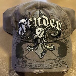 Fender Black and Gray Graphic Cap